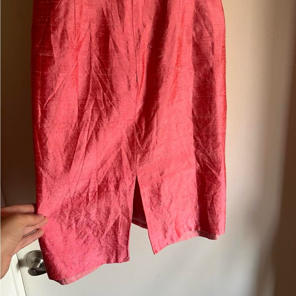 Elegant Pink Spaghetti Strap Dress - Picture 5 of 8